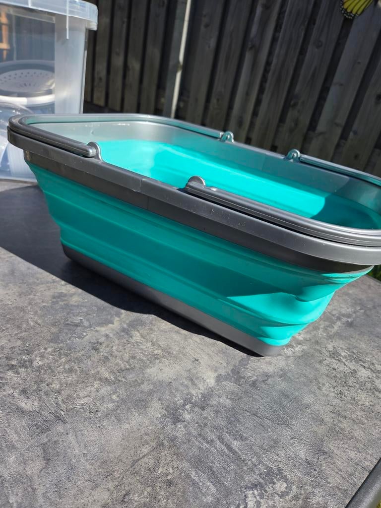 Kampeer servies en opvouwbare afwasbak, Caravans en Kamperen, Ophalen of Verzenden