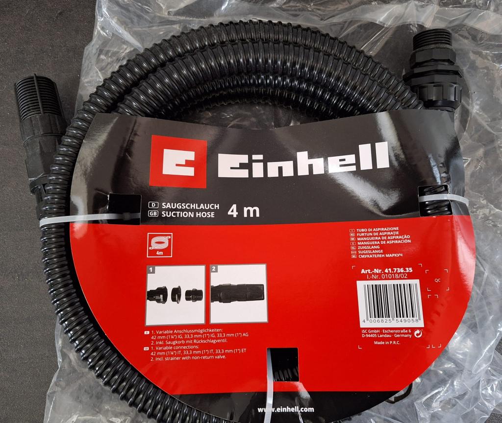 zuigslang Einhell nieuw, Ophalen of Verzenden, Nieuw, Overige typen