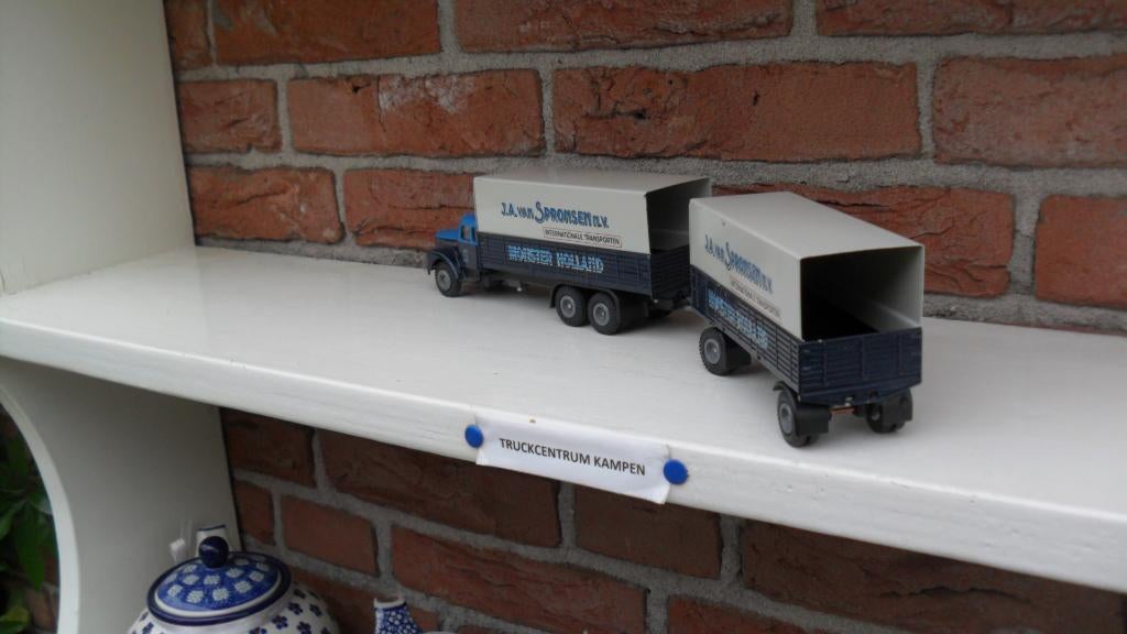 Tekno  Scania  Torpedo  van  J. A. van  Spronsen., Ophalen of Verzenden, Zo goed als nieuw, Bus of Vrachtwagen, Tekno