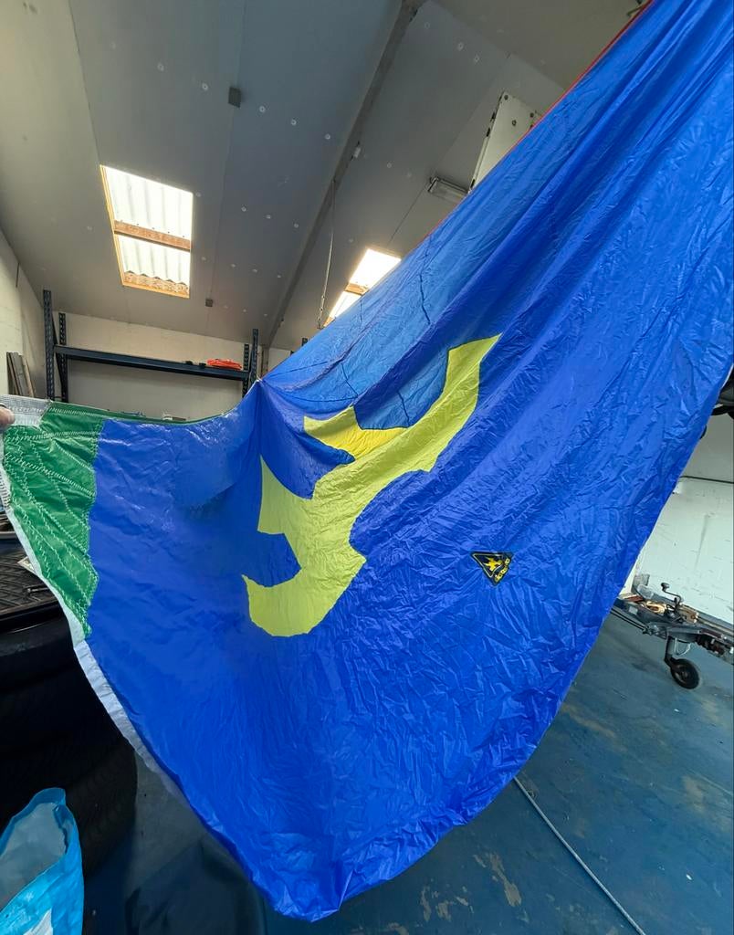 Spinnaker 6-8 meter boot, 6 meter of meer, Gebruikt, Spinnaker, 15 tot 30 m²