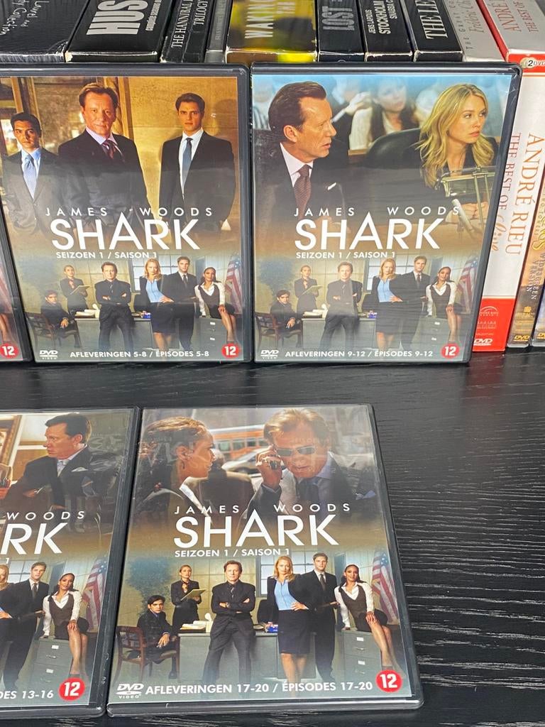 Shark Seizoen 1 DVD – 5 Discs – Compleet, Vanaf 16 jaar, Ophalen of Verzenden, Zo goed als nieuw, Thriller