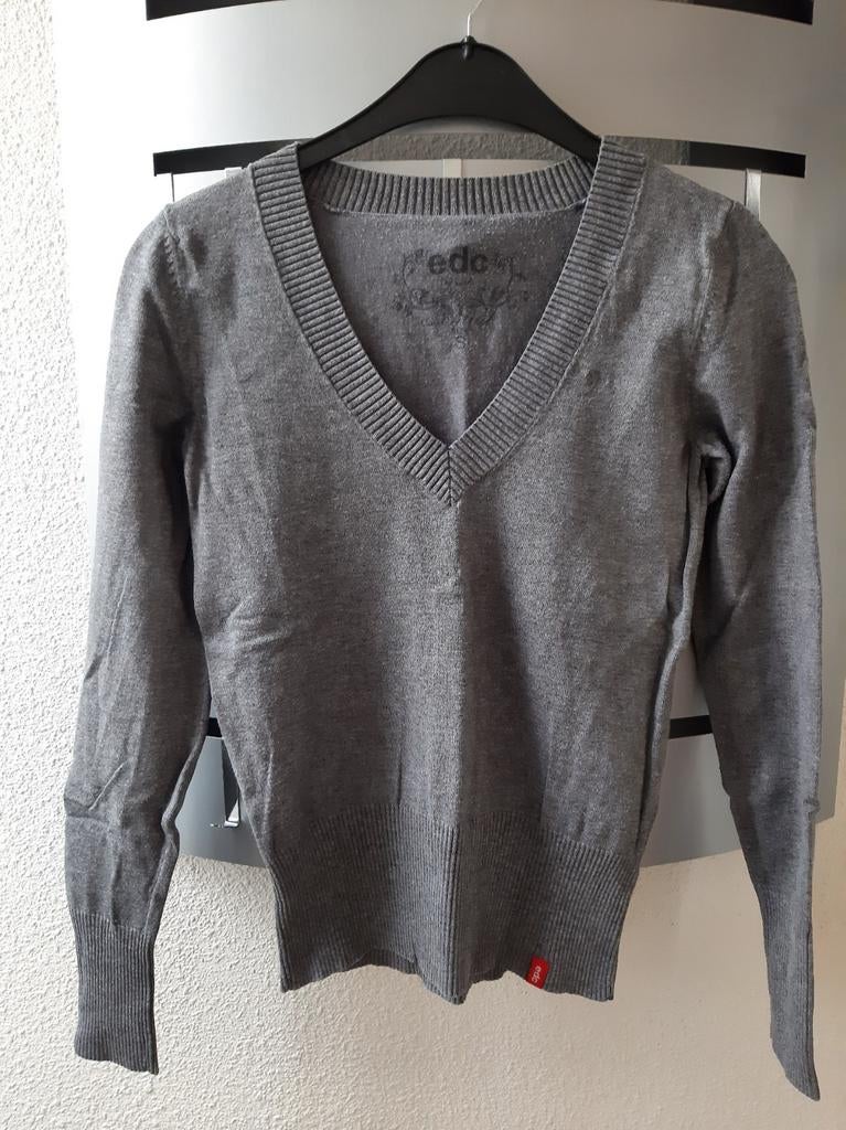 EDC Dames Trui, maat S, Ophalen of Verzenden, Maat 36 (S), Grijs, Gedragen