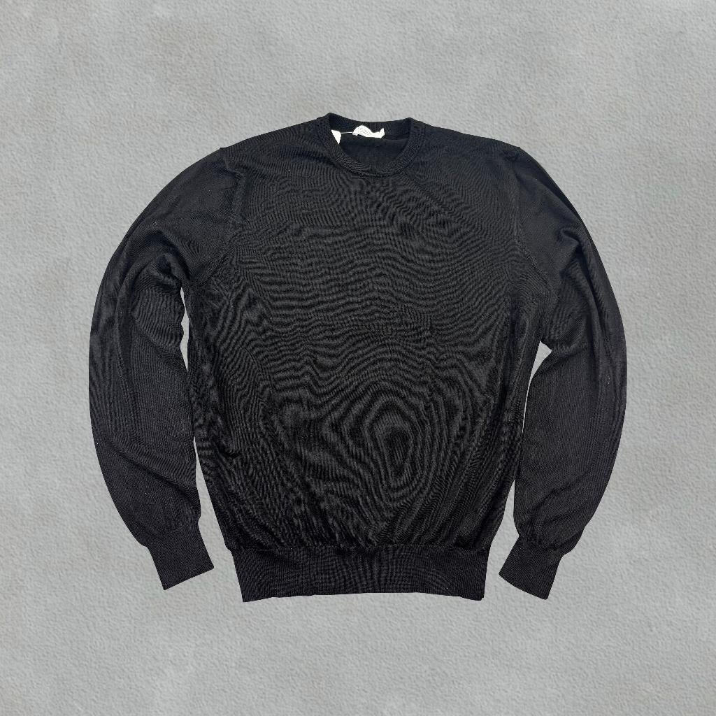 (1162) Zwarte Suitsupply trui - Heren M - Zeer goed, Maat 48/50 (M), Zwart, Ophalen of Verzenden, Zo goed als nieuw