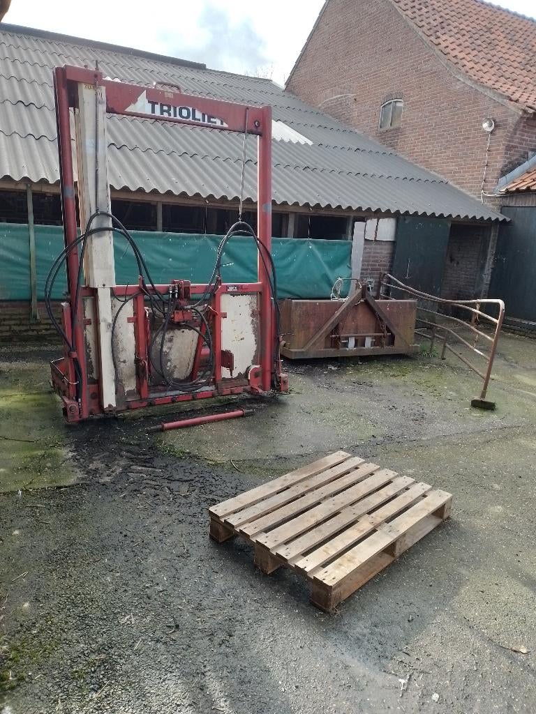 trioliet kuilvoersnijder  melkrobot  sac heftmast/mestriek, Ophalen, Voertechniek
