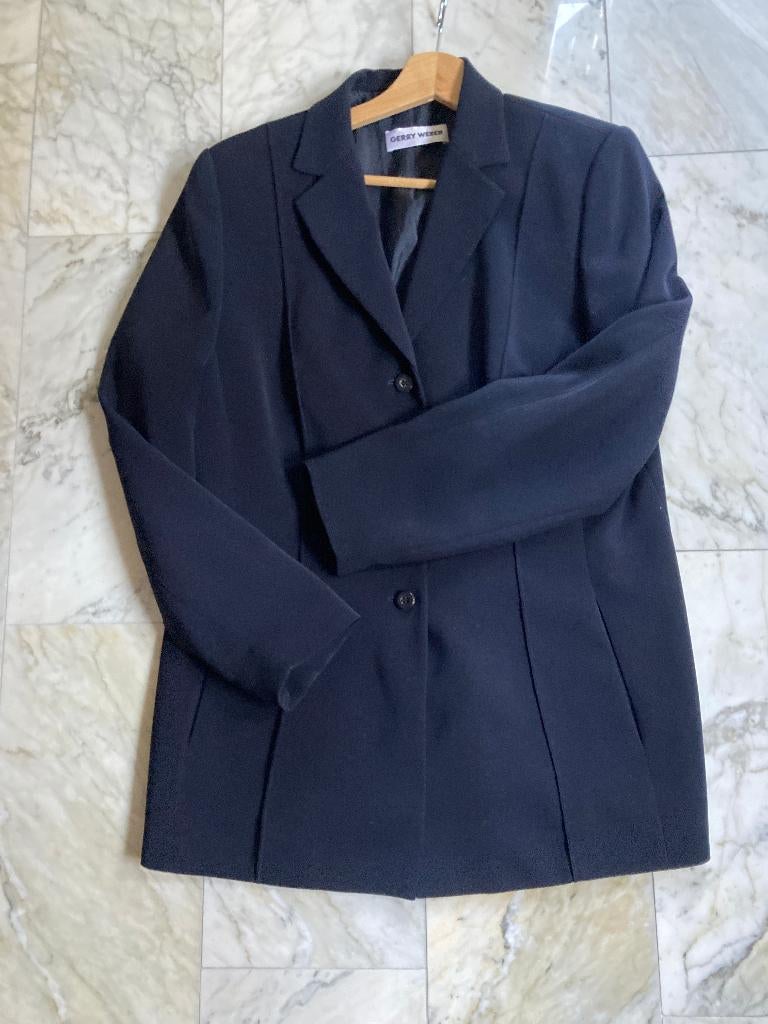 Colbert – Blauw - Maat 40 - Gerry Weber, Maat 38/40 (M), Blauw, Ophalen of Verzenden, Zo goed als nieuw