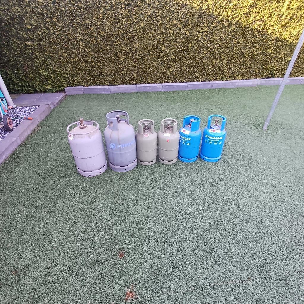 Te koop   gasflessen, Ophalen of Verzenden
