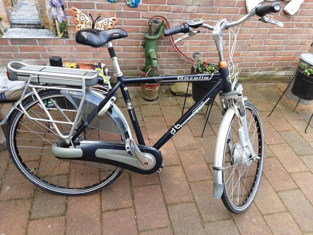 Gazelle chamonix innergy elektr herenfiets 53cm alum frame, 51 tot 55 cm, Ophalen, Zo goed als nieuw, Gazelle