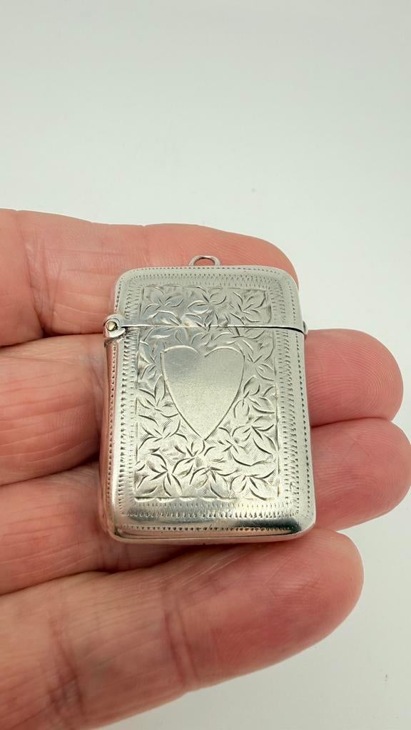 Antiek Engels zilveren gaaf tondeldoosje uit Engeland., Antiek en Kunst, Antiek | Goud en Zilver, Verzenden, Zilver