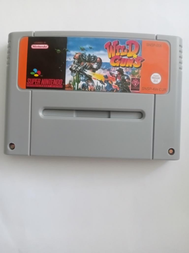 Aangeboden Wild Guns SNES Super Nintendo Nieuw, Spelcomputers en Games, Games | Nintendo Super NES, Gebruikt, Shooter, 2 spelers