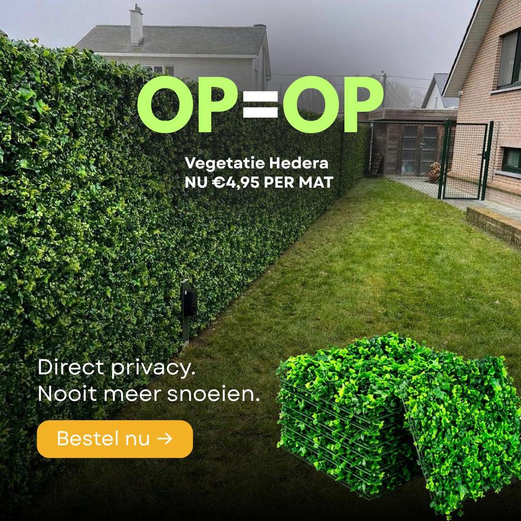 👉 Nu scherp geprijsd kunsthaag hedera new 🌿– OP = OP! 🌿, Ophalen of Verzenden, Nieuw, Minder dan 10 m²