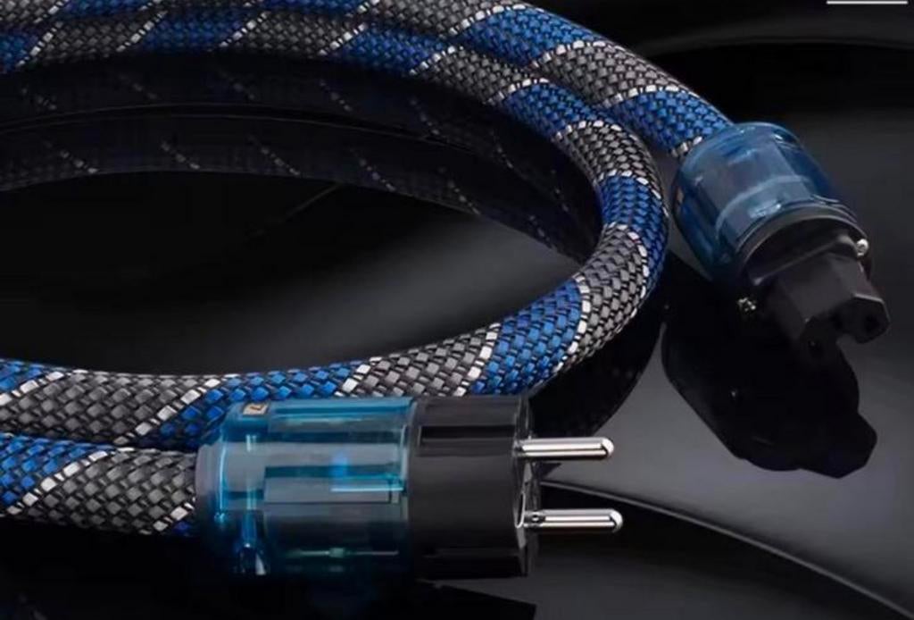 Audio Netsnoer powercable stroomkabel - Hoge Kwaliteit 1 M, Audio, Tv en Foto, Audiokabels en Televisiekabels, Ophalen of Verzenden