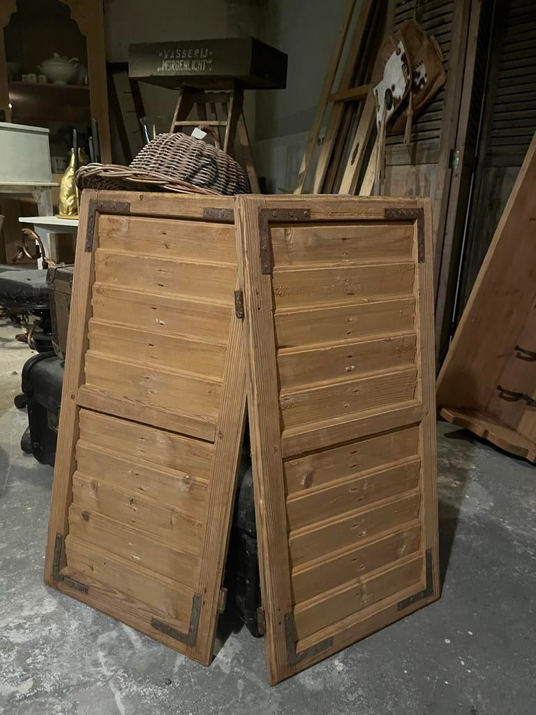 Oude houten luiken - 80x40 cm - Belle at home Lieshout, Ophalen