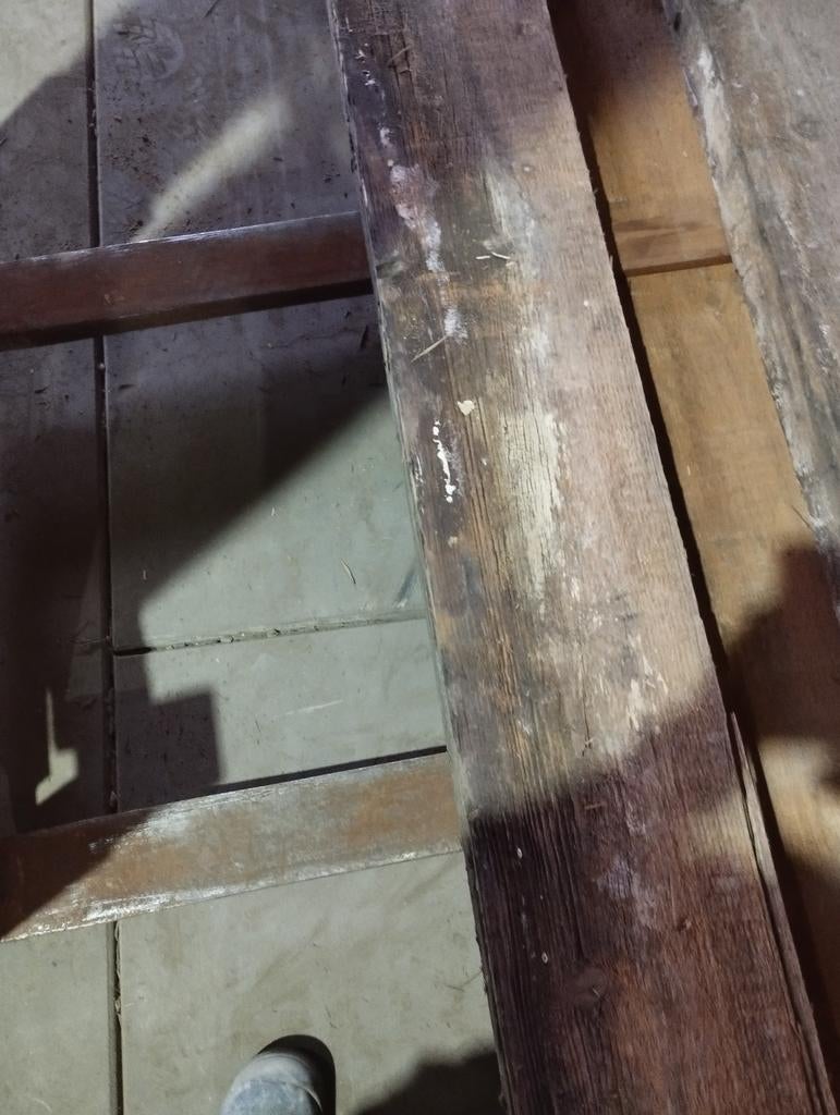 Houten vuren balken, Tuin en Terras, Ophalen, Gebruikt, 250 cm of meer, Balken