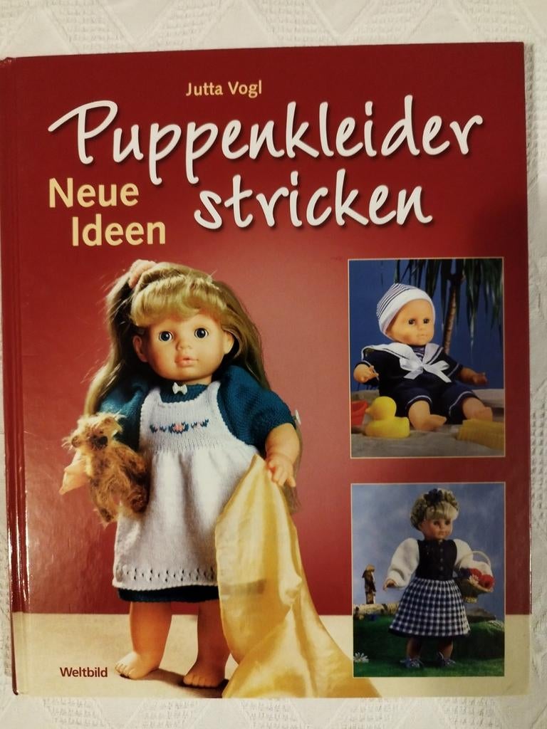 Puppenkleider stricken, Jutta Vogl, boek voor poppenkleding, Hobby en Vrije tijd, Breien en Haken, Ophalen of Verzenden, Zo goed als nieuw