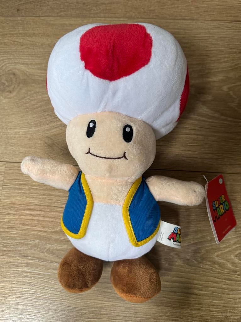 Super Mario Toad knuffel, Kinderen en Baby's, Speelgoed | Knuffels en Pluche, Ophalen of Verzenden, Nieuw, Overige typen