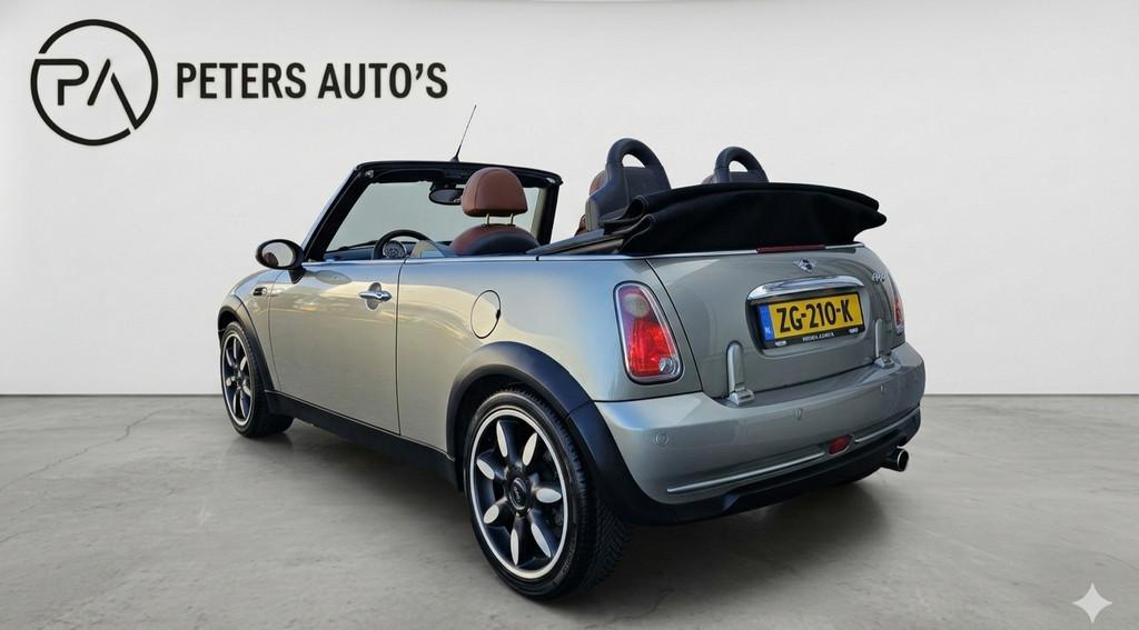 Mini Mini Cabrio 1.6 Cooper Sidewalk/Leder/Stoelverwarming/X, Voorwielaandrijving, Gebruikt, 4 cilinders, Cabriolet