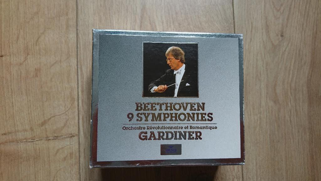 Beethoven Complete Symphonies Gardiner DG Archiv 5 Cds zgan, Boxset, Ophalen of Verzenden, Zo goed als nieuw, Romantiek