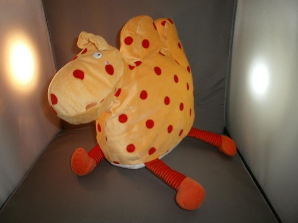 Ikea barnslig kameel geel met rode stippen oranje dromedaris, Ophalen of Verzenden, Nieuw, Overige typen