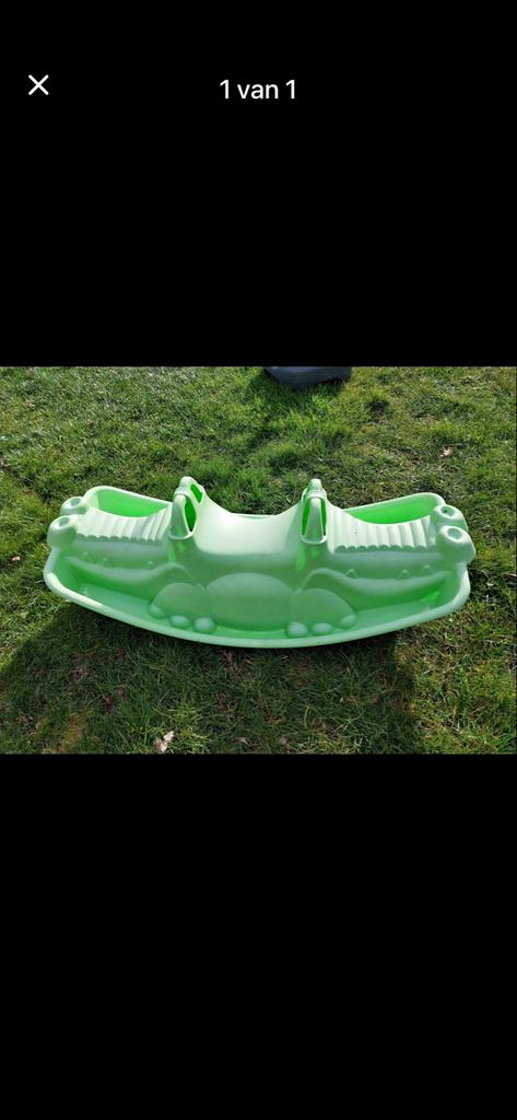 Groene krokodil wipwap voor kinderen, Ophalen of Verzenden, Gebruikt, Overige typen