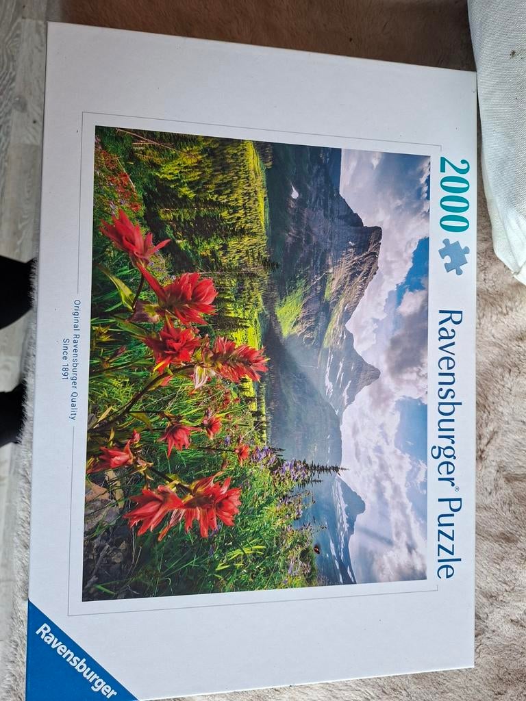 Ravensburger Puzzel 2000 stukjes - Berglandschap, Ophalen of Verzenden