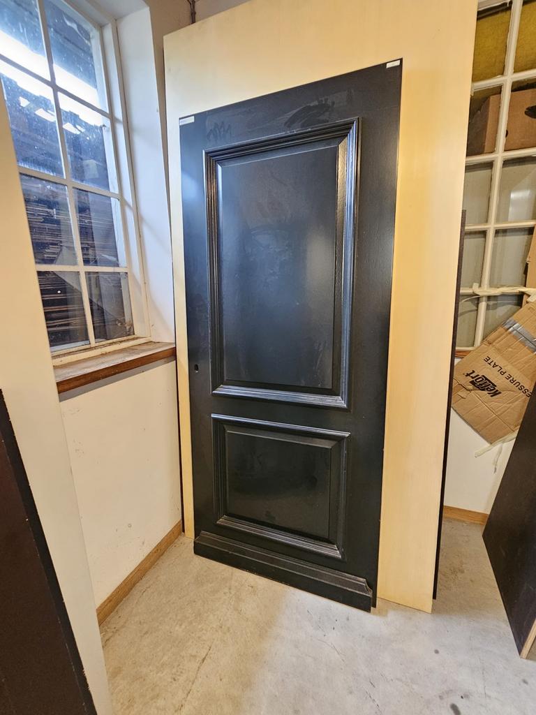 Nieuwe Meranti Voordeur 930x2115mm, Doe-het-zelf en Verbouw, Deuren en Horren, Ophalen, 80 tot 100 cm, 215 cm of meer, Nieuw