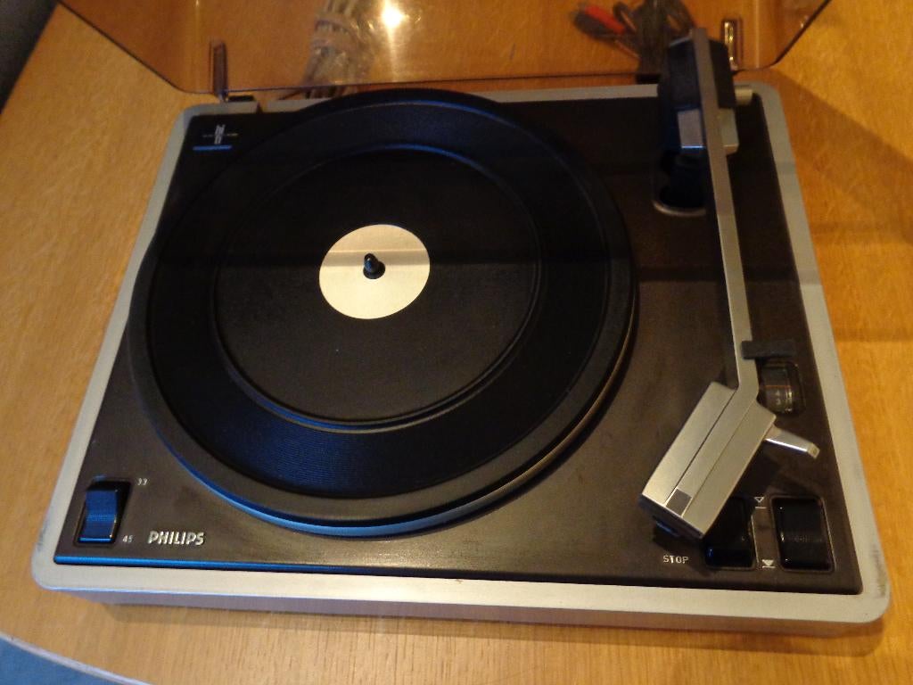 Vintage Philips platenspeler, Ophalen of Verzenden, Gebruikt, Platenspeler, Philips