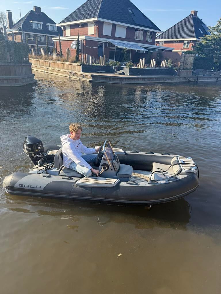 Gala V330 Rib Boot met Tohatsu 9.8 PK Buitenboordmotor, Watersport en Boten, Gebruikt, Benzine, Minder dan 70 pk, Overige materialen