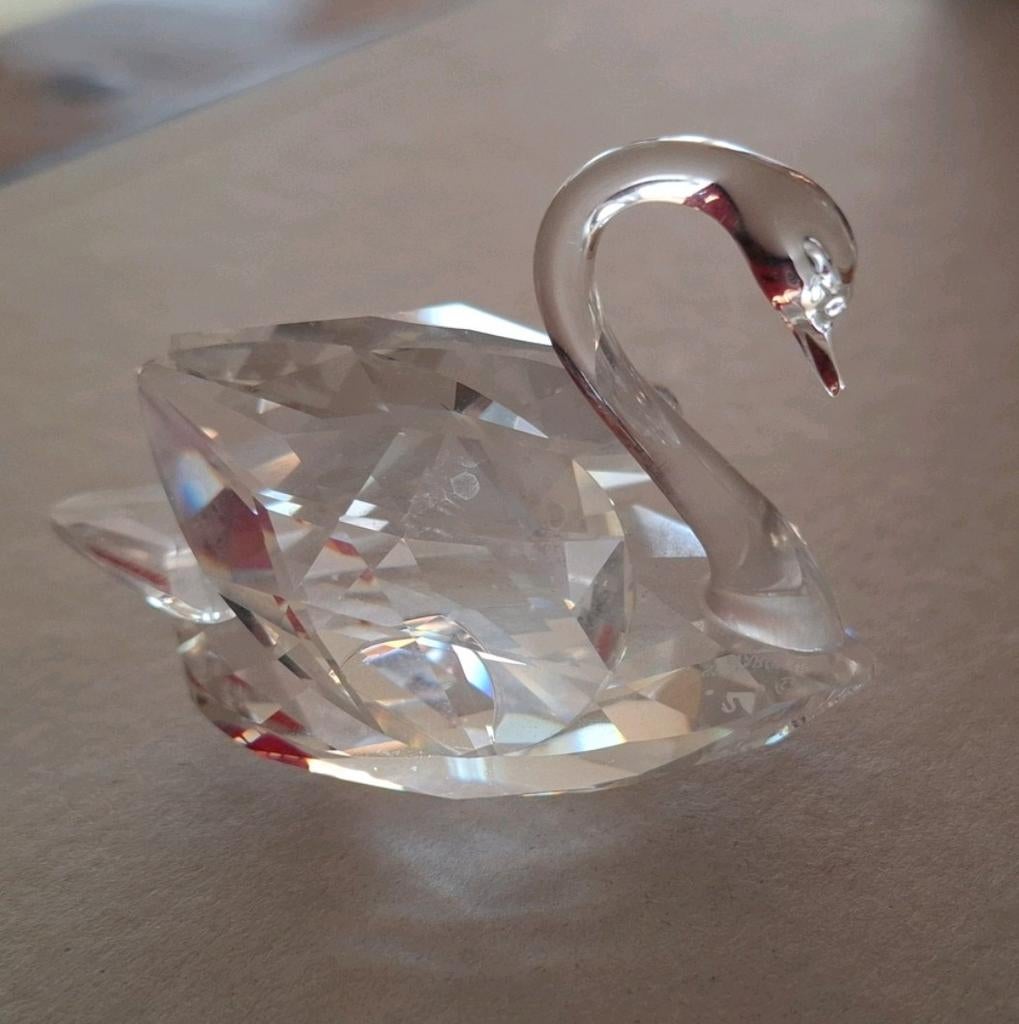 Swarovski Zwaan Kristal Figuur - Elegant Verzamelobject, Verzamelen, Swarovski, Ophalen, Zo goed als nieuw, Figuurtje