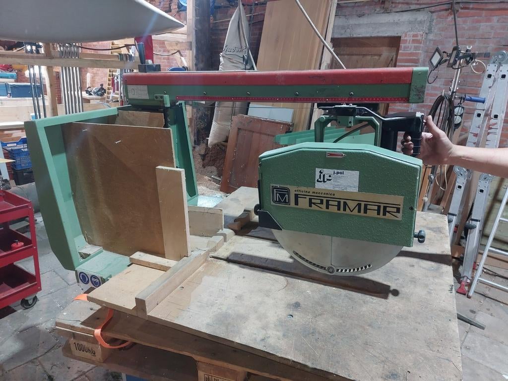 Radiaalzaag, Ophalen, 1200 watt of meer, Afkortzaag, 70 mm of meer