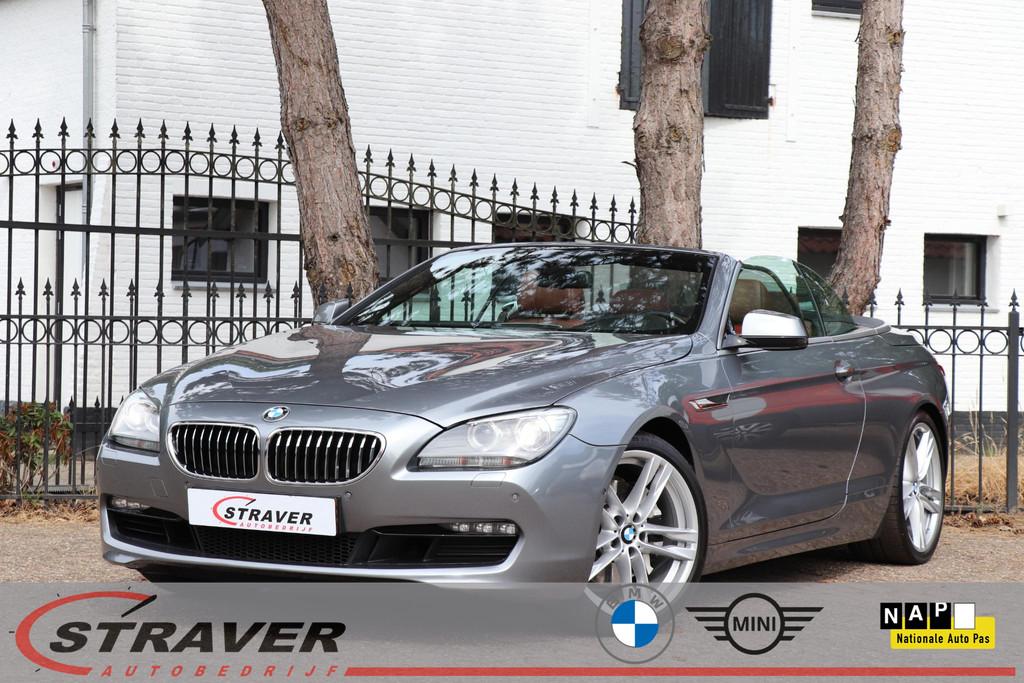 BMW 6-serie Cabrio 640i High Executive |Head-up |20" |Camera, Auto's, BMW, Lichtsensor, Achterwielaandrijving, Gebruikt, Euro 6
