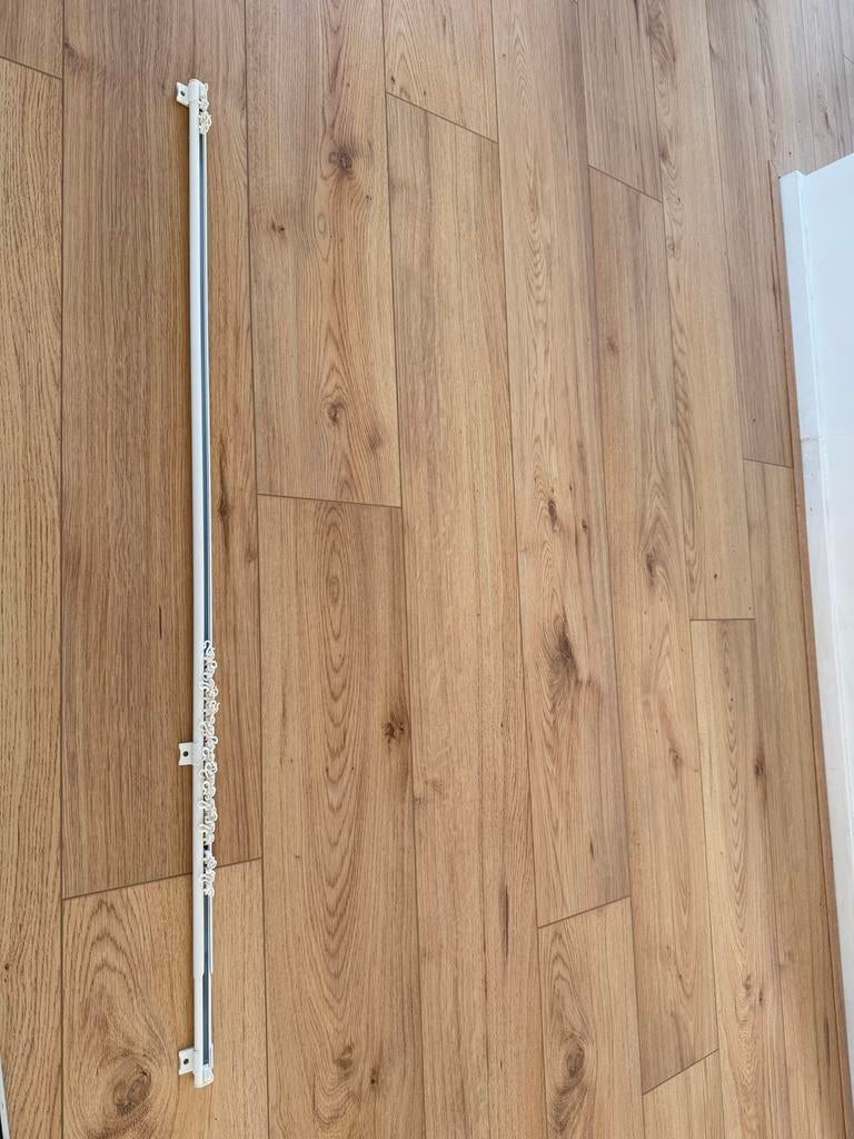 Gordijnrail, Gebruikt, 200 cm of meer, Wit, 150 tot 200 cm