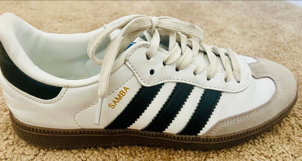 Adidas Samba sneakers maat 39, Ophalen of Verzenden, Zo goed als nieuw, Wit, Sneakers of Gympen