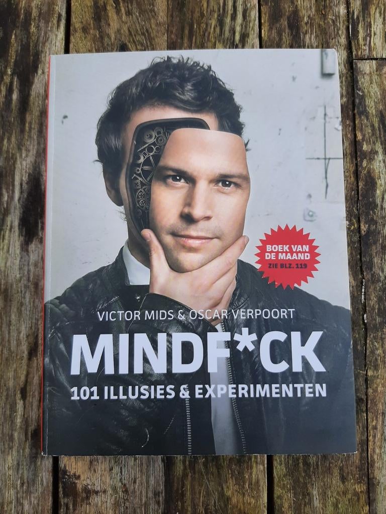 Mindf*ck: 101 Illusies & Experimenten - Victor Mids mindfuck, Boeken, Ophalen of Verzenden, Zo goed als nieuw, Victor Mids & Oscar Verpoort