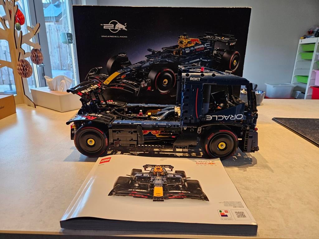 LEGO Technic Red Bull F1 Wagen (42206) - Nu MOC Vrachtwagen, Gebruikt, MOC (eigen creatie), Ophalen of Verzenden, Technic