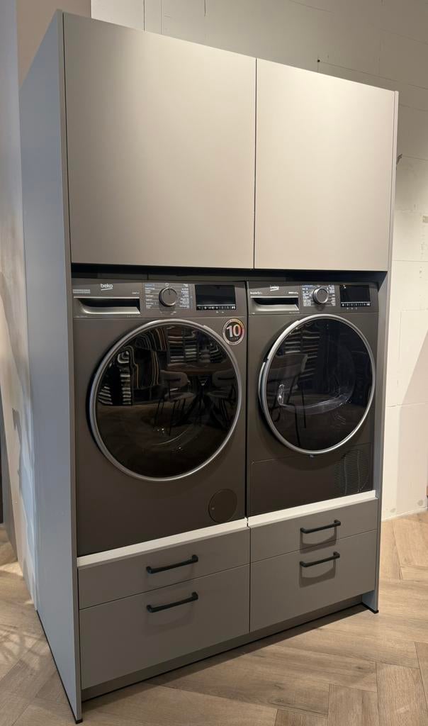 Wasmachine + droger ombouw nieuw, Ophalen, 100 tot 150 cm, Zo goed als nieuw, 150 tot 200 cm