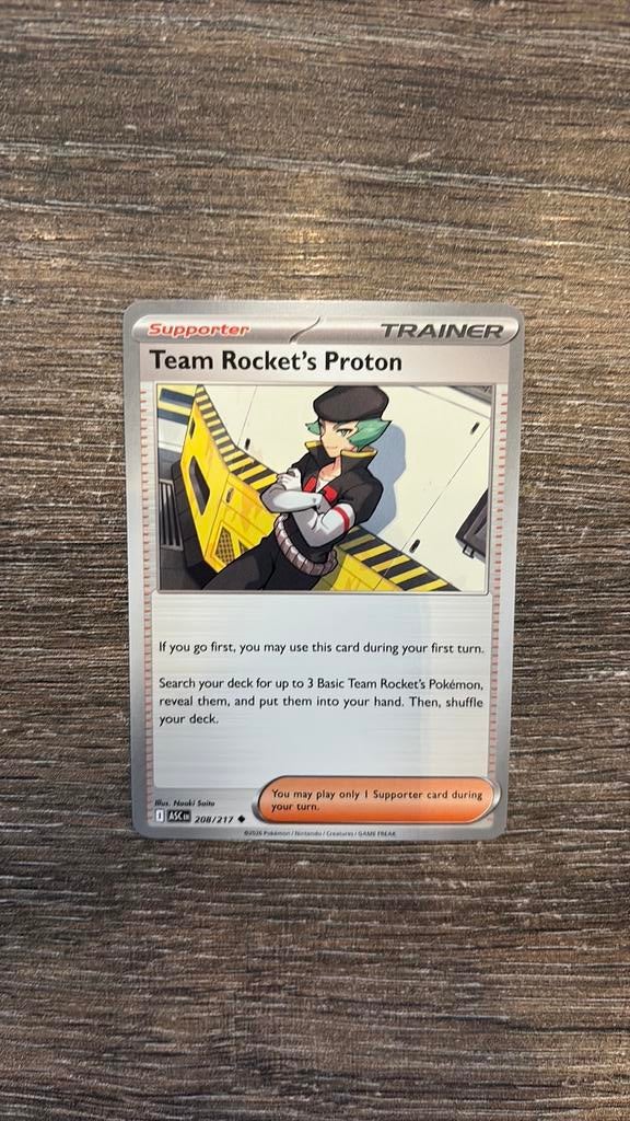 ASC Team Rocket’s Proton 208/217, Ophalen of Verzenden, Zo goed als nieuw