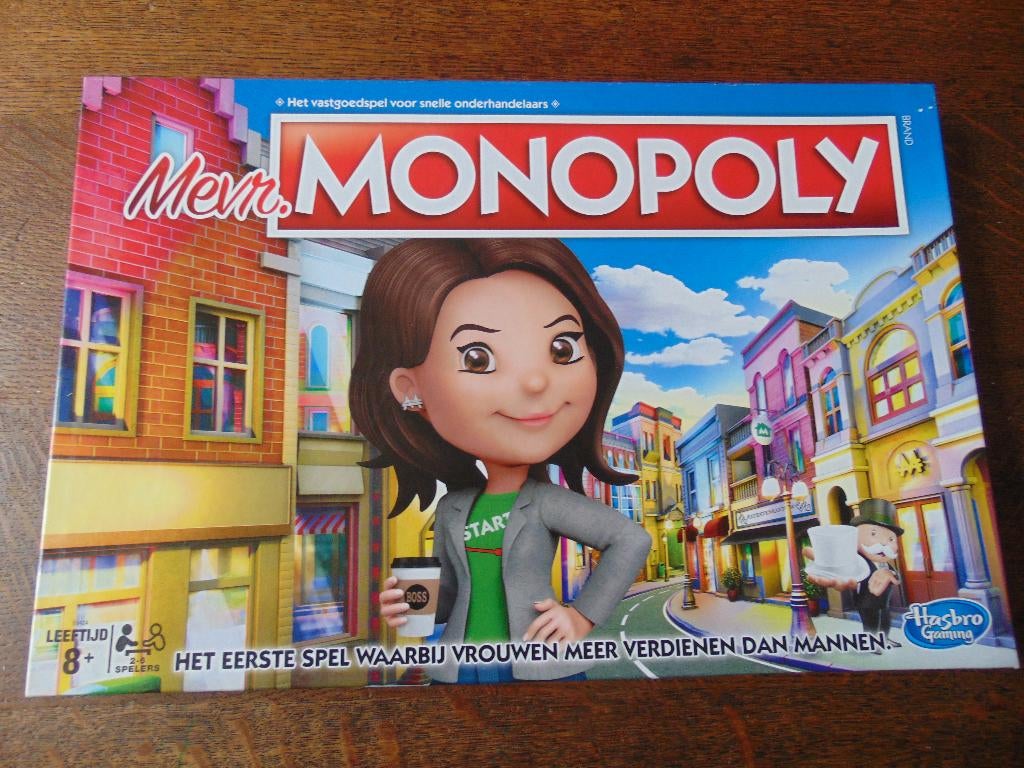 Mevr. Monopoly Spel van Hasbro Nieuw, Vijf spelers of meer, Ophalen of Verzenden, Nieuw, Hasbro