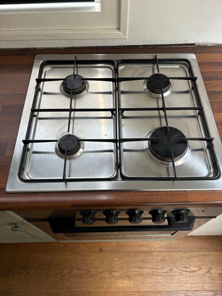 Zanussi kookplaat met defecte oven, Ophalen, 60 cm of meer, 4 kookzones, Inbouw