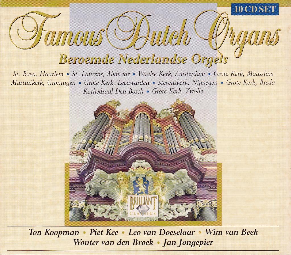 Famous Dutch Organs in verschillende kerken  ( 10 cd ), Cd's en Dvd's, Boxset, Overige typen, Ophalen of Verzenden, Zo goed als nieuw