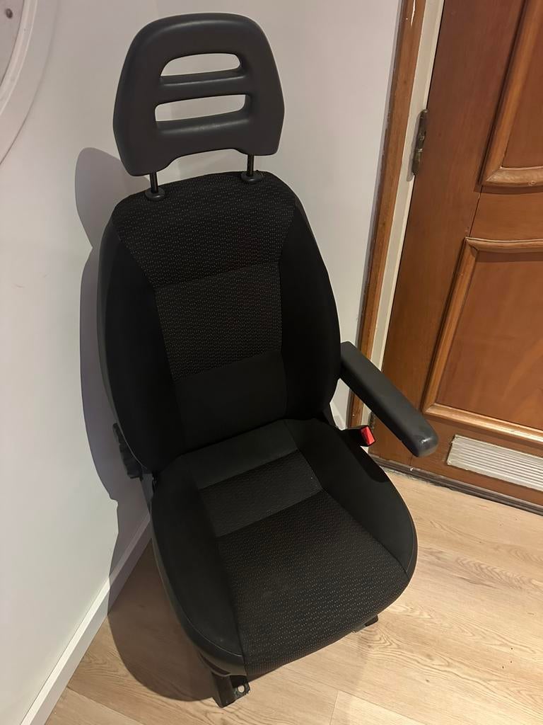 Bijrijdersstoel Ducato Boxer Ducato buscamper zwart 781 KM, Ophalen of Verzenden, Gebruikt, Citroën