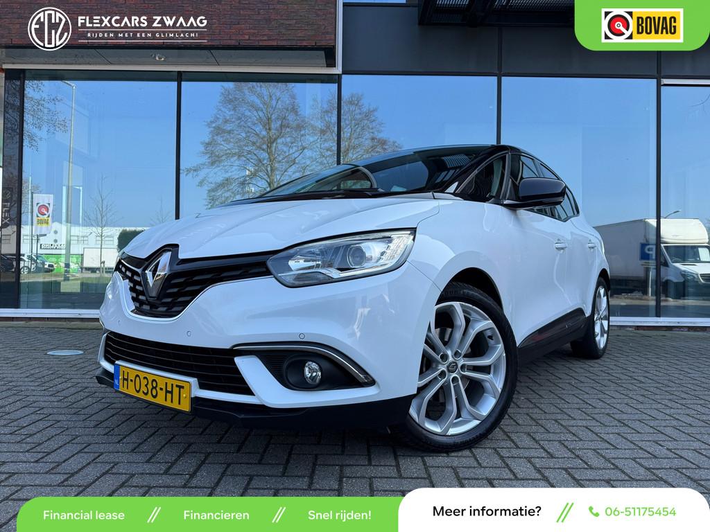 Renault Scénic 1.3 TCe Bose - Automaat - Navi - Climate - T, 4 cilinders, Parkeersensor, Leder en Stof, Wit