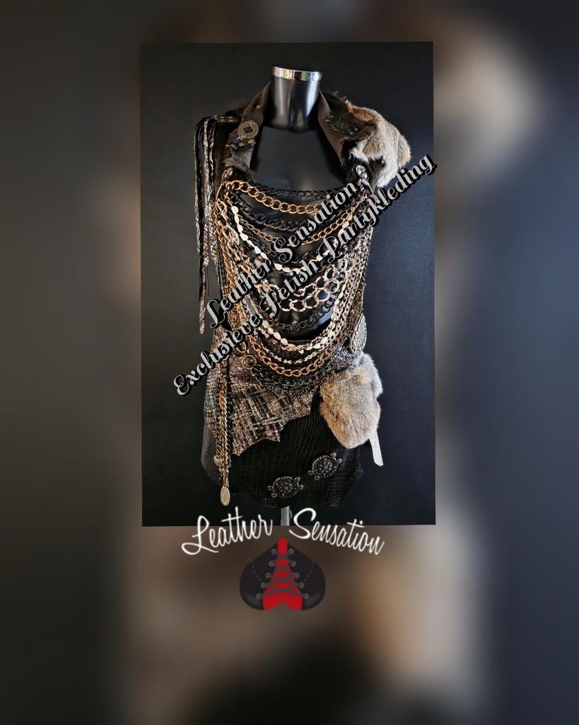 Kinky en Fetish kleding.  Bitch Toxic Kilt Wasteland, Speciale maten, Overig ontwerp