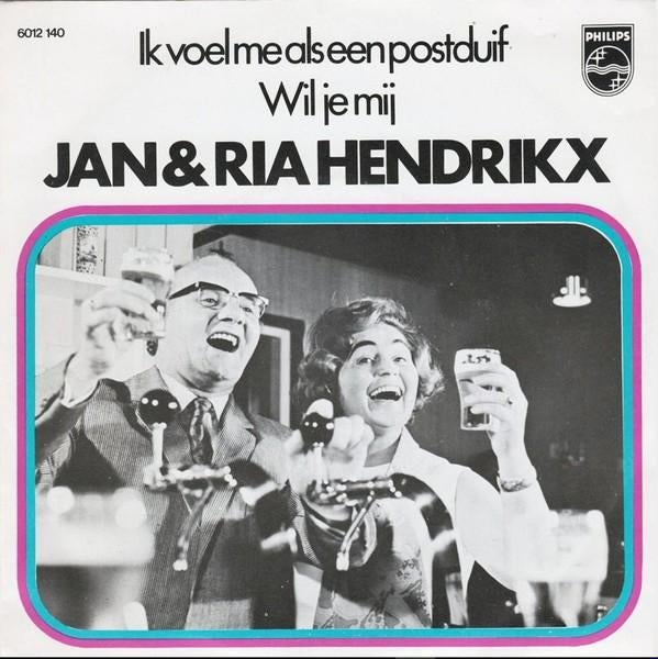 Vinylsingles jan en ria hendrikx gezocht, Ophalen of Verzenden, Zo goed als nieuw, Overige formaten, Levenslied of Smartlap