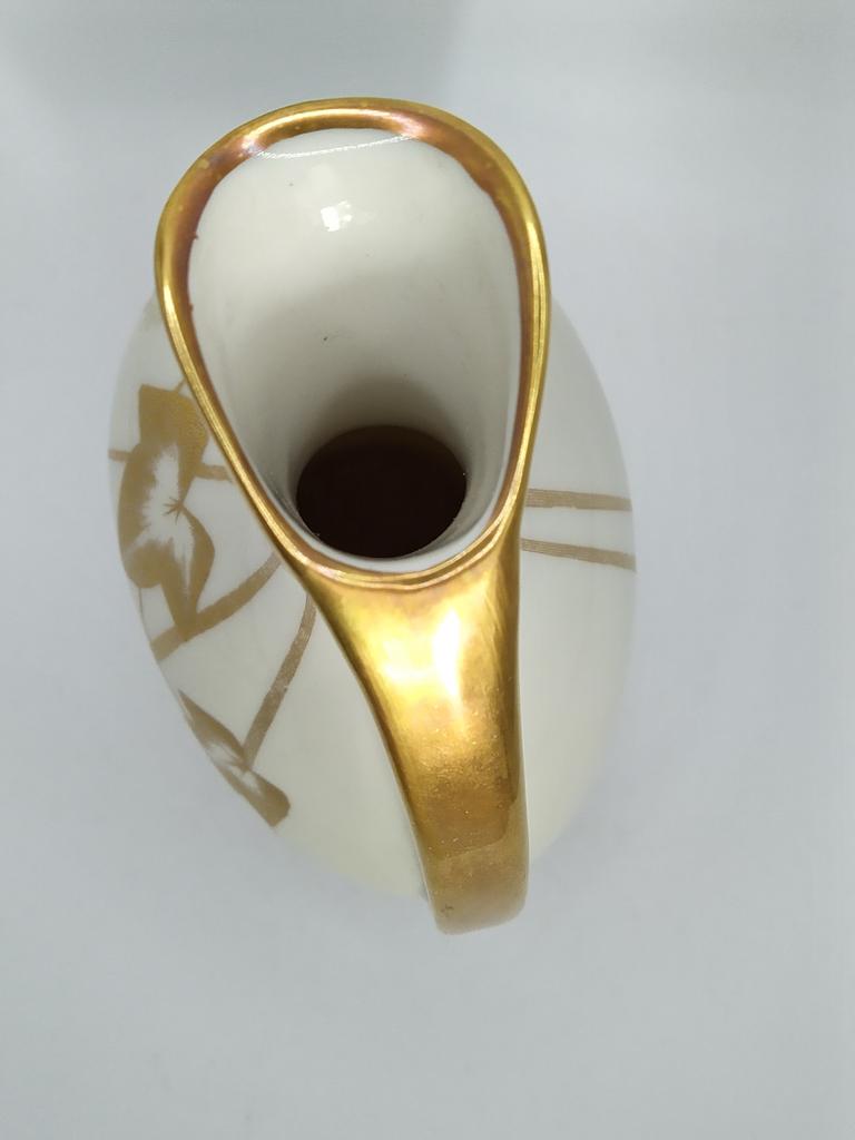 Alboth & Kaiser kannetje met goud., Ophalen of Verzenden