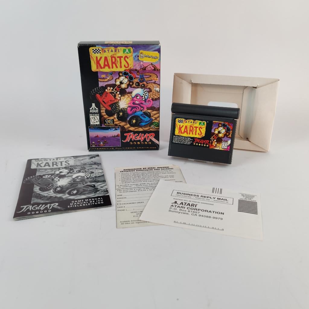 Atari Karts voor de Atari Jaguar || compleet || zeer net, Spelcomputers en Games, 1 speler, Racen en Vliegen, Ophalen of Verzenden