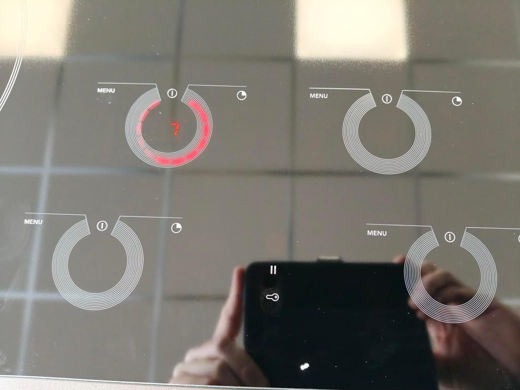 Inductiekookplaat Atag HI8271S, Ophalen, Gebruikt, 4 kookzones, Inbouw