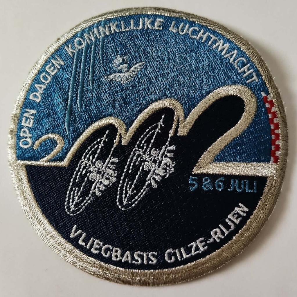 Badge Klu Open dagen Gilze-Rijen 2002, Ophalen of Verzenden, Luchtmacht, Nederland, Embleem of Badge
