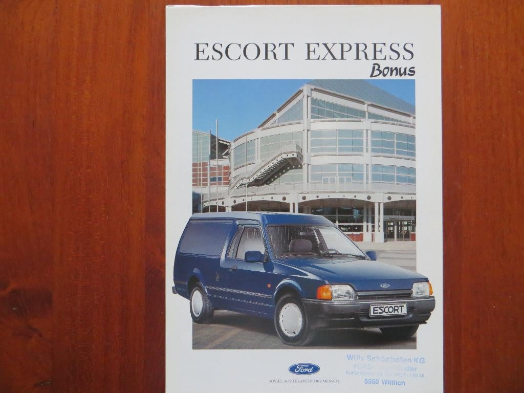 Ford Escort Express Bonus (sept. 1989), Ophalen of Verzenden, Ford
