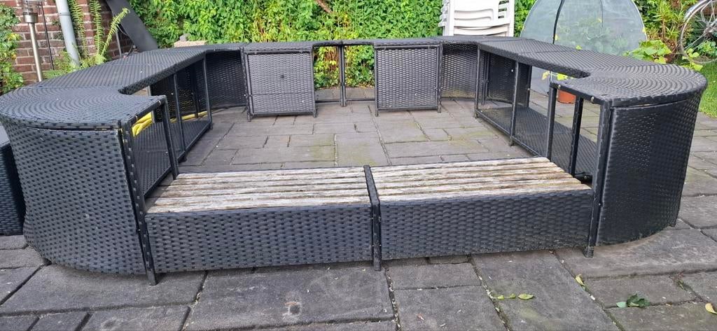 Ombouw jacuzzi, Ophalen, Gebruikt, 4 zitplaatsen