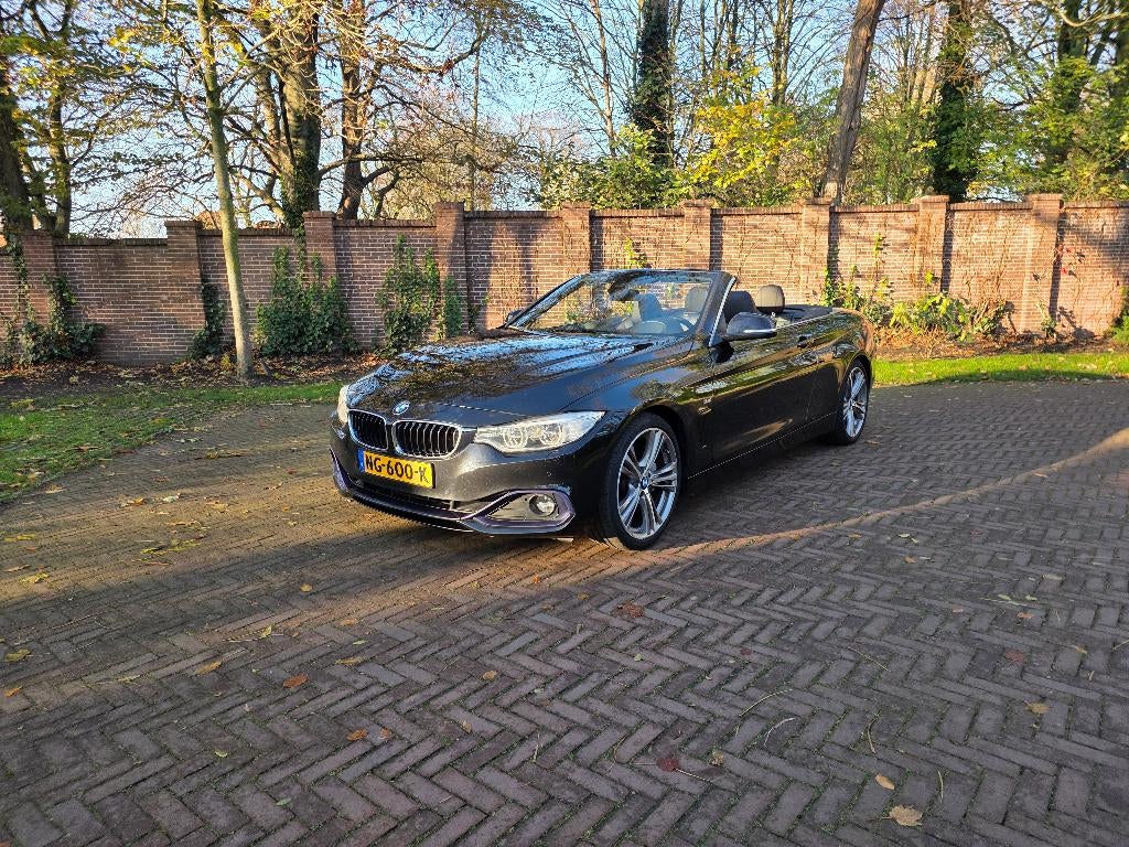 BMW 4-Serie 3.0 440I Cabrio AUT 2016 Zwart Metallic, Auto's, BMW, Automaat, Achterwielaandrijving, Zwart, 4-Serie